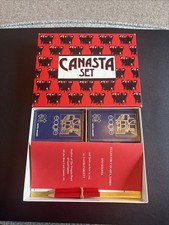 Vintage Canasta Card Game Set