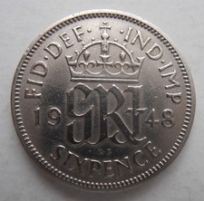1948 SIXPENCE