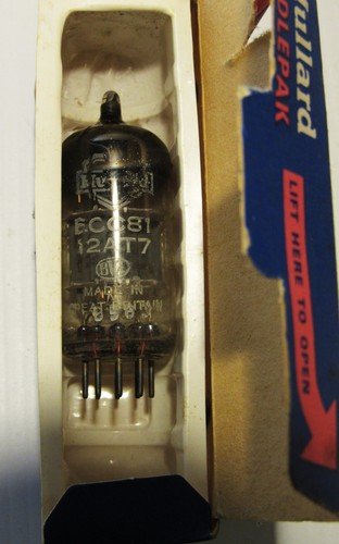 Ecc81 mullard tested - mullard,