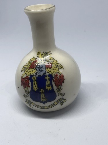 Crested vase souvenir - crested,