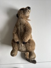 Original Vintage Disney Animal Kingdom Meerkat  Tagged Cuddly Toy 14” 