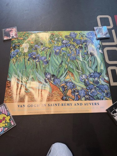 Vintage 1986 van gogh irises - van,