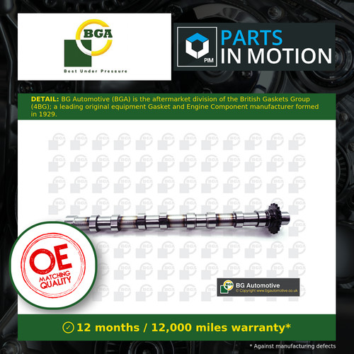 Camshaft inlet cs2327 bga - inlet,
