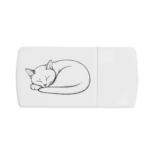 Cat pill box with - pill,