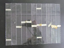 11 GLASS STRIPS 34 X 282mm FOR TRIANCO TRH, REDFYRE 5 / 6 /8 PITHER FORESTER