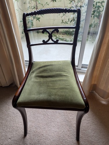 Regency sabre leg - chair, with