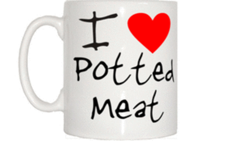 Love heart potted - i, mug