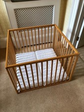 Babydan wooden playpen with