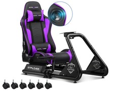 GTPLAYER Racing Simulator Cockpit Seat Fit Logitech G29 Thrustmaster T80 T150 ✨