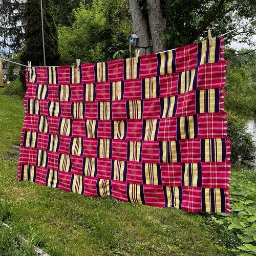 Kente cloth vintage african - vintage,