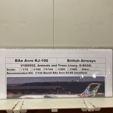 1/144  scale model airliner