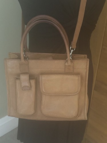Fossil tan leather handbag - fossil,
