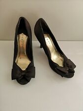 Ladies Debut Brown Peep Toe