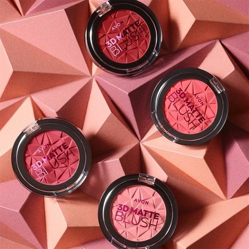 Avon matte blush blusher - avon, 3d