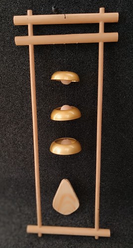 Wind chimes brown wooden - wind,