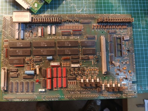 Fruit machine barcrest - machine, mpu4