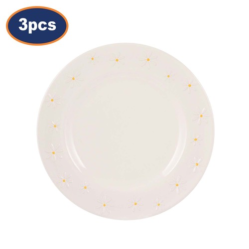 Dinner plates 3pcs stoneware - dinner,