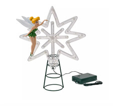 Japan Tokyo Disney Store Tinker Bell Christmas Tree Topper Light-Up Peter Pan