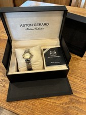 Aston Gerard Italian Collection Gold Plated Wristwatch