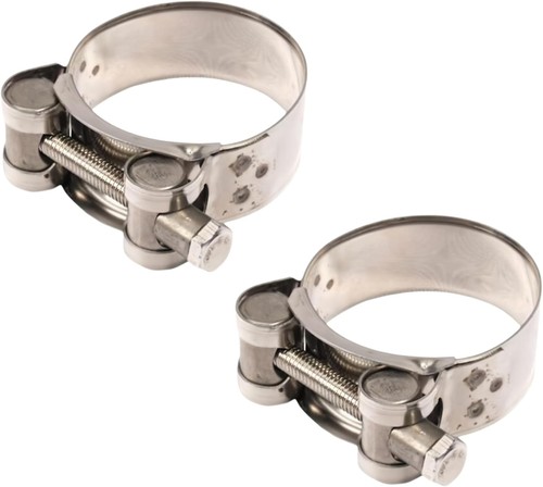 2pcs exhaust clamp 51mm - 2pcs, 48-51mm