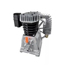 Aluminum-Cased Air Compressor Head Integrated Twin-Cylinder Woodworking