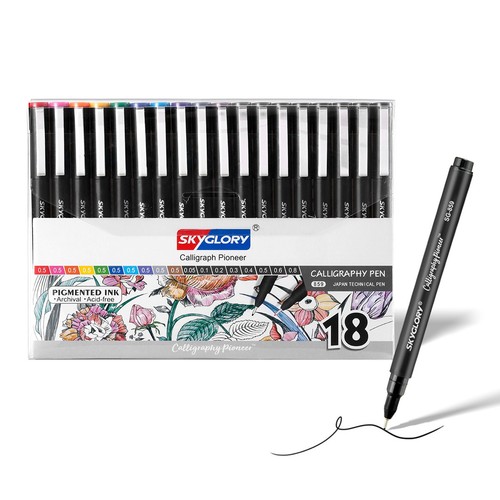 Size fine line pen - fine,