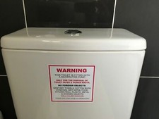 PACK OF 2 Warning Notice /