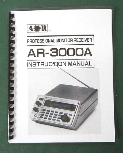 Aor 3000a operating manual - aor,
