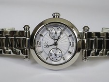 Ladies Gc Guess Collection Day Date Steel  Dress Watch GC21000