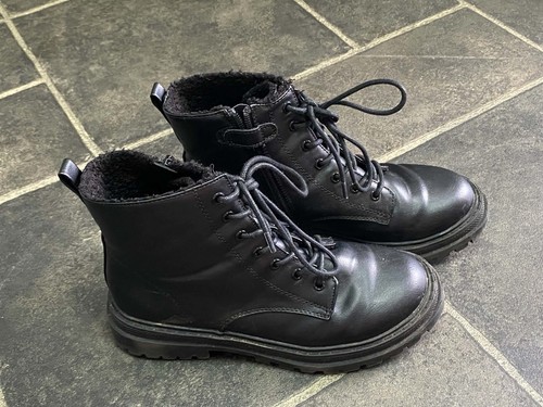 Next girls black leather - girls,