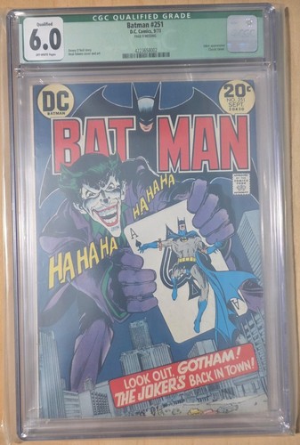 Batman 251 cgc - #251, "qualified