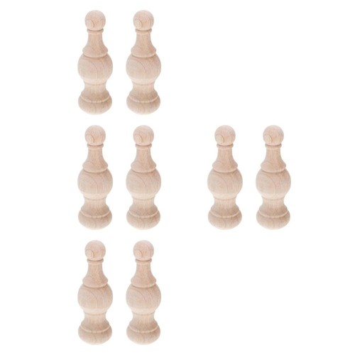 Wooden decorative finials - wooden,
