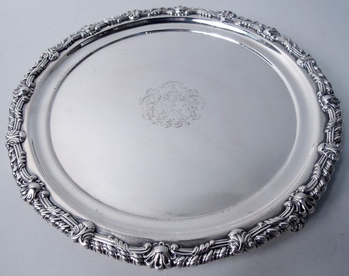 Yonge salver antique - yonge, georgian