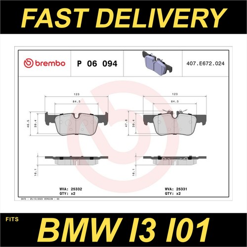 Brembo brake pads set fits - pads,