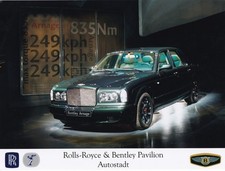 BENTLEY ARNAGE ROLLS ROYCE & BENTLEY PAVILION AUTOSTADT, COLOR DIGITAL PHOTO.