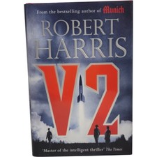 Robert Harris V2 Hardcover Novel Signed Edition Fiction Thriller