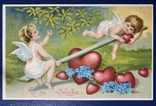 Cherubs on See Saw with Love