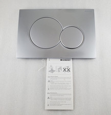 Geberit Sigma01 Dual Flush Plate - Matt Chrome