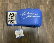 Marco Antonio Barrera Signed Inscription Boxing Glove Mexican 🇲🇽 Beckett Coa