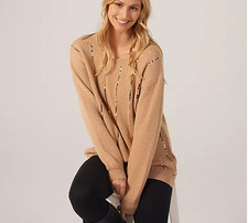 Nina Leonard Sequin Accented