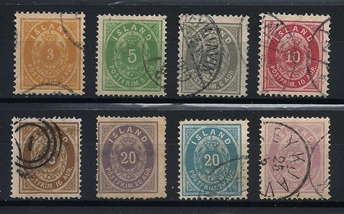 Iceland stamps 1876 - iceland,