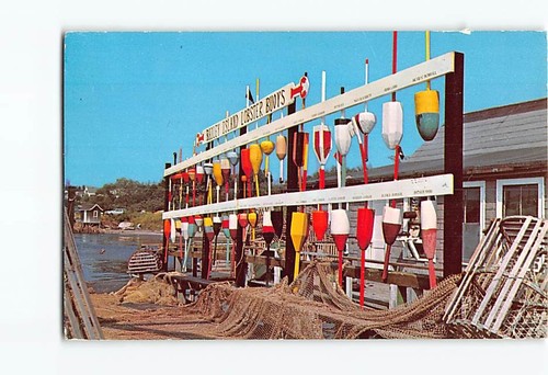 Postcard colorful lobster pot - postcard,