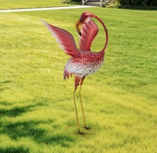 Flamingo Garden Ornament Metal