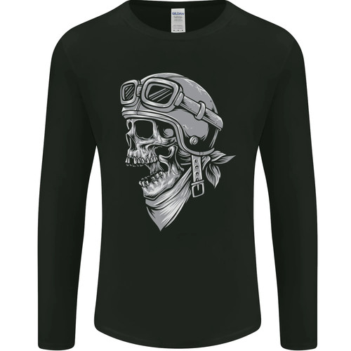 Biker outlaw skull motorbike - outlaw,