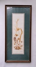 Vintage Dried Flower Wall Art Wooden Frame, 41.5cm X 19.5cm 
