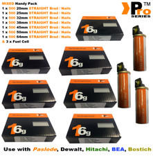 HITACHI 16g STRAIGHT nails+3x