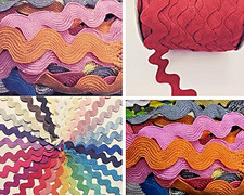 Ric Rac Trimmings 9 mm Jumbo Craft Braid