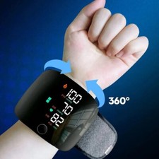 Medical Automatic Sphygmomanometer Digital Wrist BP Blood Pressure Monitor PR Pu