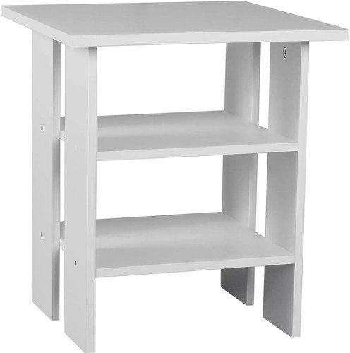 Tier wooden storage bedside - storage,