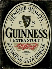 GUINNESS EXTRA STOUT Metal Tin
